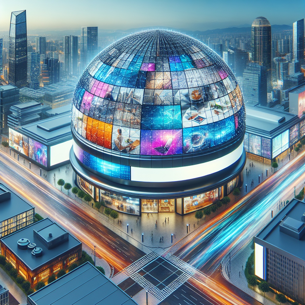 Dome shaped digital out of home advertising_INNOCEAN UK REPORT 2024